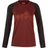 Фуфайка (термобелье) женская DAKINE HILLCREST CREW ROSEWOOD/BLACK Размер XS 10000684 (0610934076370)